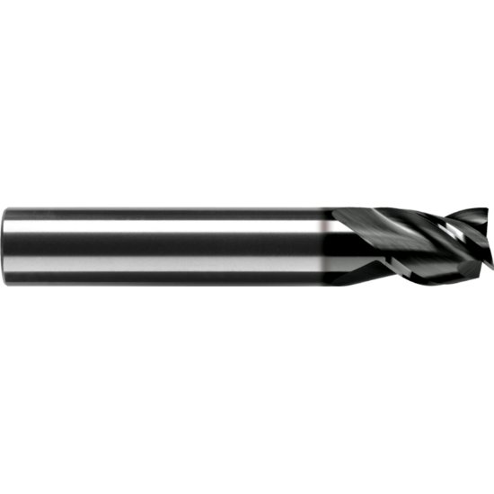 Picture of RobbJack MST-341-20-T Dia 20mm SH 0.7874 LOC 0.9843 OAL4.0945 End Mill Standard Flute Standard Helix Carbide TiN Single End Square Sharp