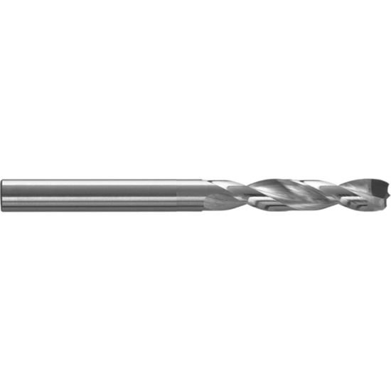 Picture of RobbJack PCD-11987-251 Dia 0.251 SH 0.2520 LOC 1.40 OAL2.70 End Mill Standard Flute Standard Helix PCD Uncoated Single End Square Sharp