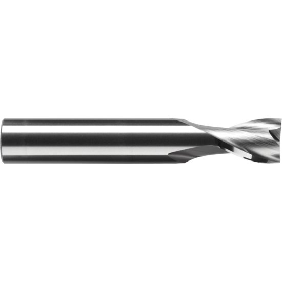 Picture of RobbJack S1-201-16 Dia 1/2 SH 0.50 LOC 0.6250 OAL3.00 End Mill Standard Flute Standard Helix Carbide Uncoated Single End Square Sharp