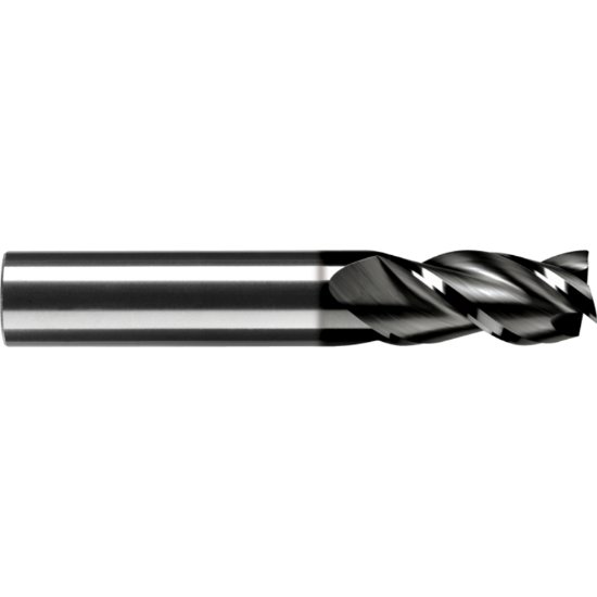 Picture of RobbJack ST-343-24-C Dia 3/4 SH 0.7500 LOC 1.50 OAL4.00 End Mill Standard Flute Standard Helix Carbide TiCN Single End Square Sharp