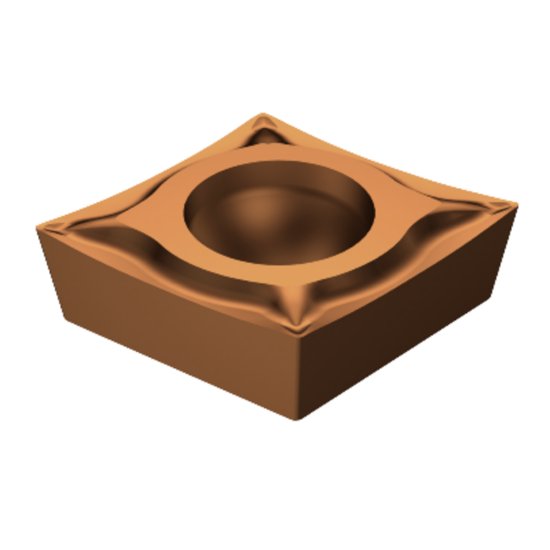 Picture of CCET 2(1.5)03-UM 1125 Sandvik CCET060201 UM 1125 80.0° Positive Carbide 0.0040 0.10mm Radius Finishing, Semi Finishing