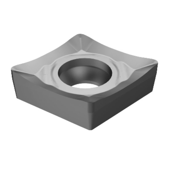 Picture of CCGX 2(1.5)0-AL H10 Sandvik CCGX060202 AL H10 80.0° Positive Carbide 0.0080 0.20mm Radius Finishing, Semi Finishing
