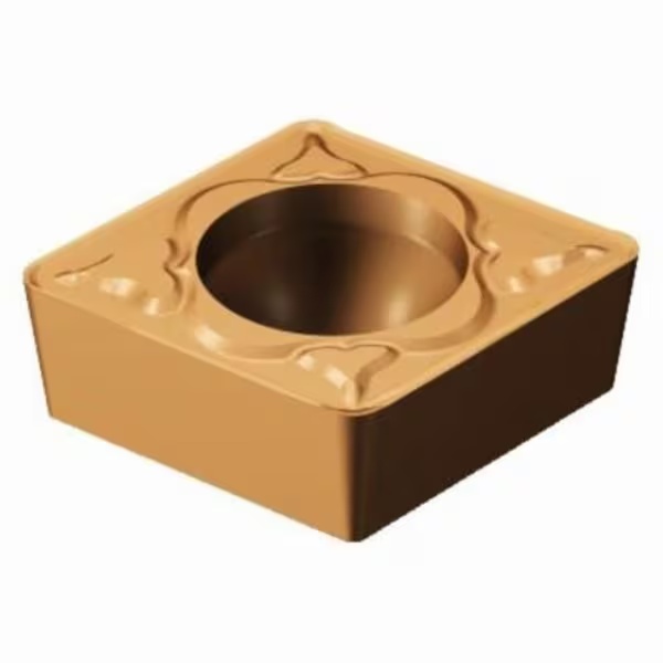 Picture of CCMT 432-mm 1115 Sandvik CCMT0408 mm 1115 80.0° Positive Carbide 0.0310 0.79mm Radius Medium, Semi Finishing