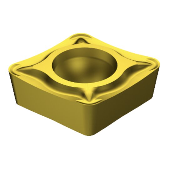 Picture of CCMT 3(2.5)2-UM 1525 Sandvik CCMT09T308 UM 1525 80.0° Positive Cermet 0.0310 0.79mm Radius Medium, Semi Finishing