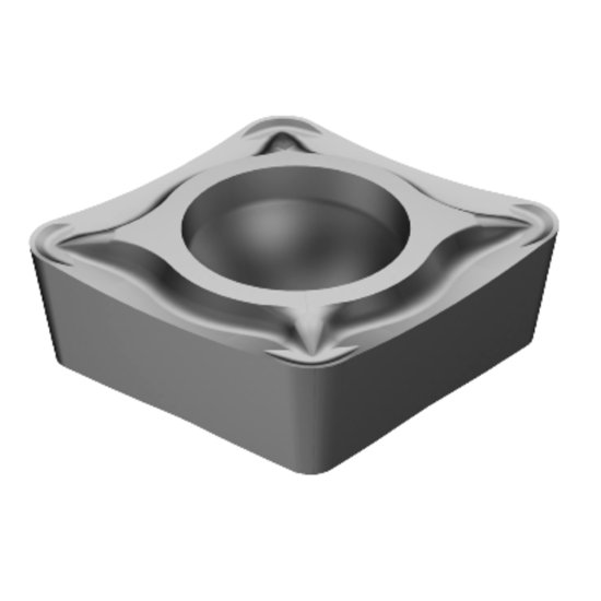 Picture of CCMT 3(2.5)2-UM 5015 Sandvik CCMT09T308 UM 5015 80.0° Positive Cermet 0.0310 0.79mm Radius Medium, Semi Finishing