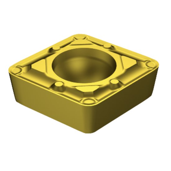 Picture of CCMT 3(2.5)1-WF 2015 Sandvik CCMT09T304 WF 2015 80.0° Positive Carbide 0.0160 0.41mm Radius Finishing, Semi Finishing