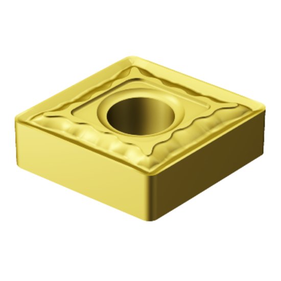 Picture of CNMG 431-QM 2025 Sandvik CNMG120404 QM 2025 80.0° Negative Carbide 0.0160 0.41mm Radius Medium, Semi Finishing