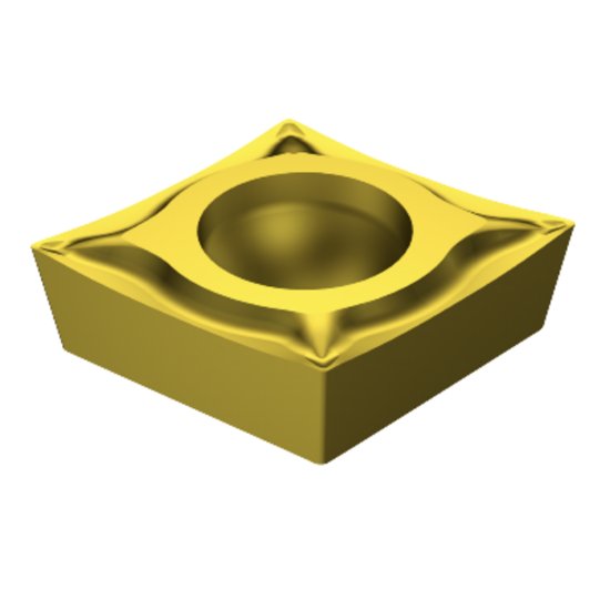 Picture of CCGT 2(1.5)1-UM 2035 Sandvik CCGT060204 UM 2035 80.0° Positive Carbide 0.0160 0.41mm Radius Medium, Semi Finishing