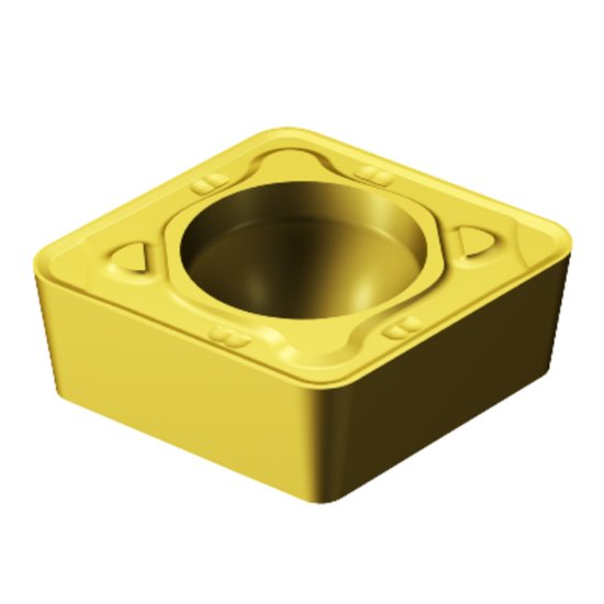 Picture of CCMT 432-MR 2025 Sandvik CCMT0408 MR 2025 80.0° Positive Carbide 0.0310 0.79mm Radius Finishing, Semi Finishing