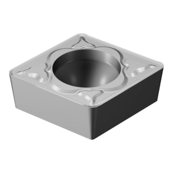 Picture of CCMT 432-PM 5015 Sandvik CCMT0408 PM 5015 80.0° Positive Cermet 0.0310 0.79mm Radius Finishing, Semi Finishing