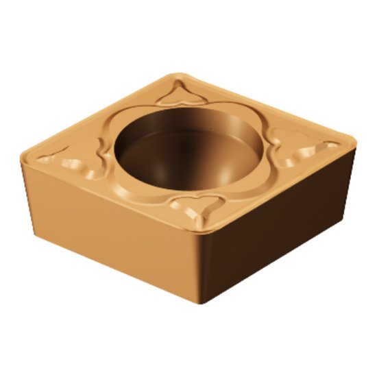 Picture of CCMT 3(2.5)2-mm 1125 Sandvik CCMT09T308 mm 1125 80.0° Positive Carbide 0.0310 0.79mm Radius Medium, Semi Finishing