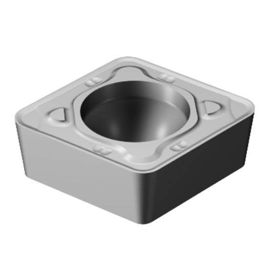 Picture of CCMT 3(2.5)2-KR H13A Sandvik CCMT09T308 KR H13A 80.0° Positive Carbide 0.0310 0.79mm Radius Finishing, Semi Finishing