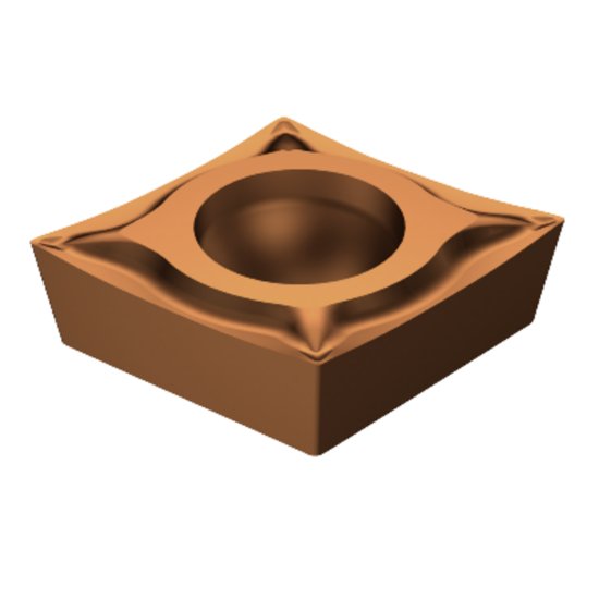 Picture of CCGT 2(1.5)0-UM 1115 Sandvik CCGT060202 UM 1115 80.0° Positive Carbide 0.0080 0.20mm Radius Finishing, Semi Finishing