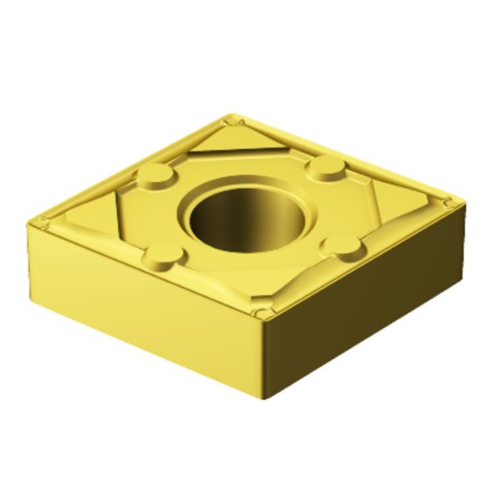 Picture of CNMG 432-WF 3005 Sandvik CNMG120408 WF 3005 80.0° Negative Carbide 0.0310 0.79mm Radius Finishing, Semi Finishing