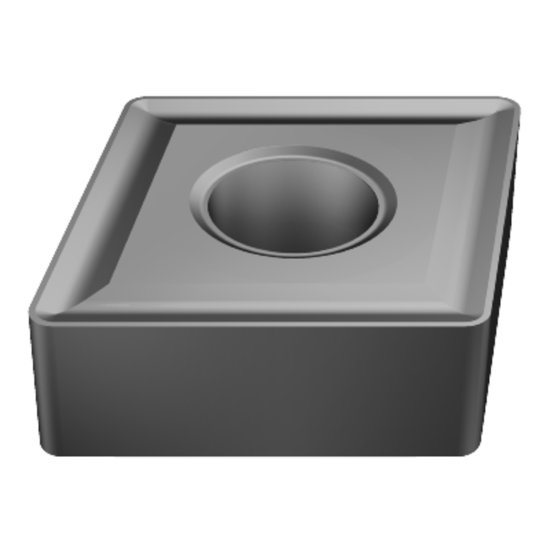 Picture of CNMG 432 H13A Sandvik CNMG120408 H13A 80.0° Negative Carbide 0.0320 0.81mm Radius Medium, Semi Finishing