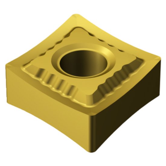 Picture of CNGP 43(0.3) 1025 Sandvik CNGP120401 1025 80.0° Negative Carbide 0.0040 0.10mm Radius Medium, Semi Finishing