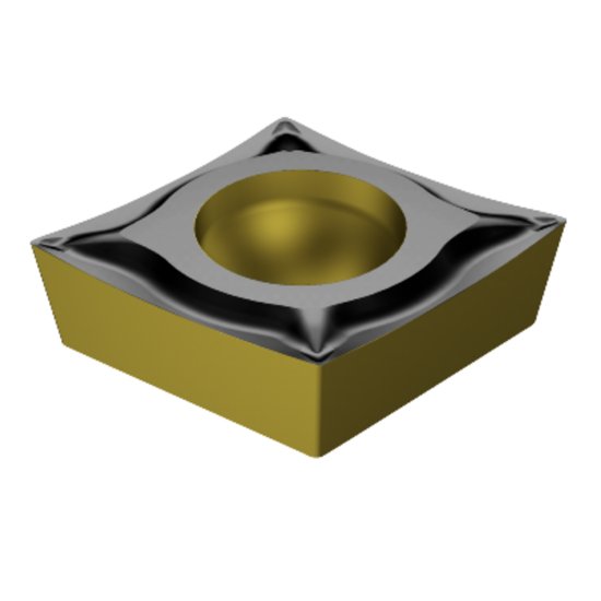Picture of CCGT 3(2.5)2-UM 1515 Sandvik CCGT09T308 UM 1515 80.0° Positive Carbide 0.0310 0.79mm Radius Medium, Semi Finishing