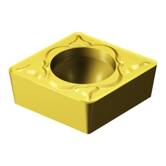 Picture of CCMT 431-mm 2015 Sandvik CCMT0404 mm 2015 80.0° Positive Carbide 0.0160 0.41mm Radius Medium, Semi Finishing