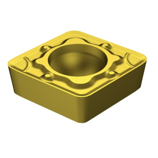 Picture of CCMT 432-WM 3005 Sandvik CCMT0408 WM 3005 80.0° Positive Carbide 0.0310 0.79mm Radius Medium, Semi Finishing