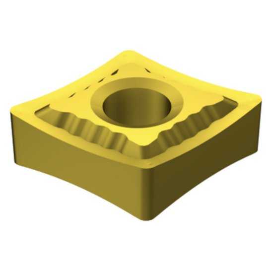 Picture of CNMP 543 1025 Sandvik CNMP160612 1025 80.0° Negative Carbide 0.0470 1.19mm Radius Medium, Semi Finishing