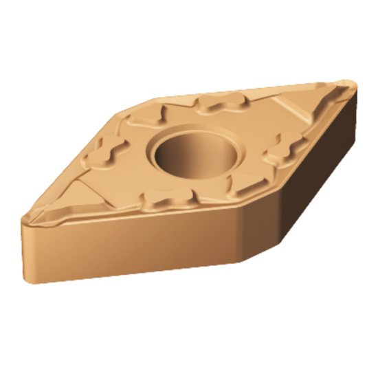 Picture of DNMG 432-MF 1125 Sandvik DNMG150408 MF 1125 55.0° Negative Carbide 0.0310 0.79mm Radius Finishing, Semi Finishing