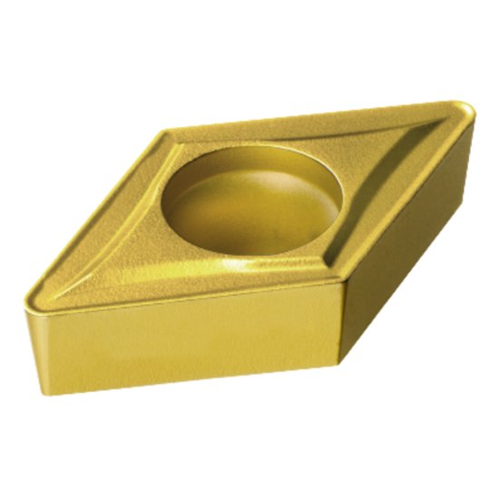 Picture of DCMT 3(2.5)2-UR 235 Sandvik DCMT11T308-UR 235 55.0° Positive Carbide 0.0310 0.79mm Radius Roughing, Medium