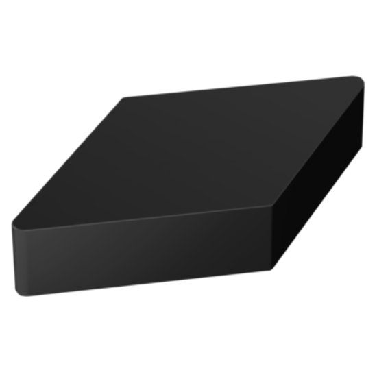 Picture of DNG 453T0320 650 Sandvik DNG150612T0320 650 55.0° Negative Ceramic 0.0470 1.19mm Radius Medium, Semi Finishing