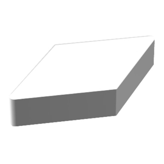 Picture of DNG 453T0820 620 Sandvik DNG150612T0820 620 55.0° Negative Ceramic 0.0470 1.19mm Radius Medium, Semi Finishing