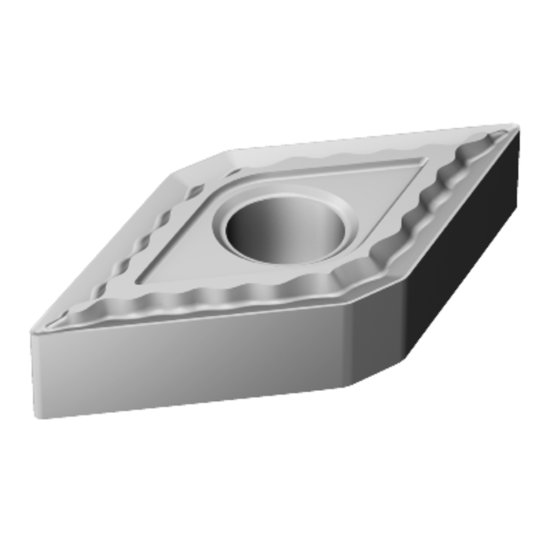 Picture of DNMG 432-QM H13A Sandvik DNMG150408 QM H13A 55.0° Negative Carbide 0.0310 0.79mm Radius Medium, Semi Finishing