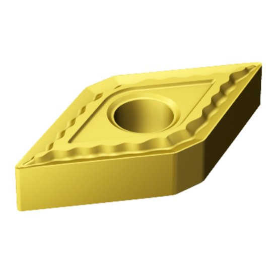 Picture of DNMG 432-QM S05F Sandvik DNMG150408 QM S05F 55.0° Negative Carbide 0.0310 0.79mm Radius Medium, Semi Finishing