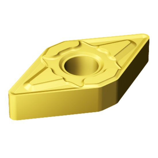 Picture of DNMG 332-KM 3005 Sandvik DNMG110408 KM 3005 55.0° Negative Carbide 0.0310 0.79mm Radius Medium, Semi Finishing