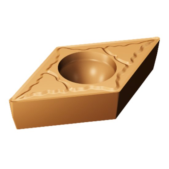 Picture of DPMT 3(2.5)1-mm 1125 Sandvik DP1 MT1T304-mm 1125 55.0° Positive Carbide 0.0160 0.41mm Radius Finishing, Semi Finishing