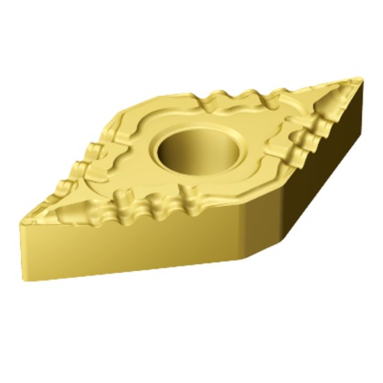 Picture of DNMG 441-PF 1525 Sandvik DNMG150604 PF 1525 55.0° Negative Cermet 0.0160 0.41mm Radius Finishing, Semi Finishing