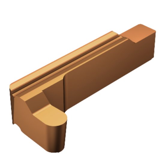 Picture of LG123H1-0300-0015-RS 1115 Sandvik 5734050 Face Grooving Insert 0.1180 3.00mm Wide 0.0590 1.50mm Radius