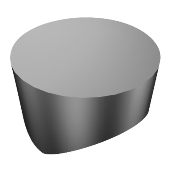 Picture of RCGX45A 6060 Sandvik RCGX120700A 6060 Round Positive Ceramic 0.2500 6.35mm Radius Medium, Semi Finishing