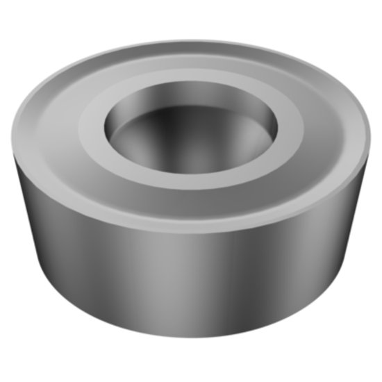 Picture of RCMT 43 H13A Sandvik RCMT 120400H13A Round Positive Carbide 0.2500 6.35mm Radius Medium, Semi Finishing