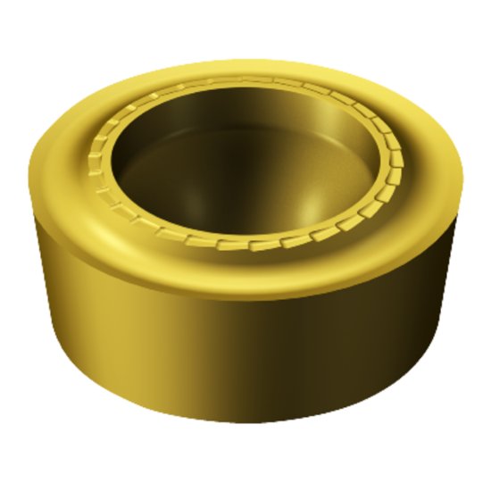 Picture of RCMT 08 03 M0-SM S05F Sandvik RCMT 08 03 M0-SM S05F Round Positive Carbide 0.1570 3.99mm Radius Medium, Semi Finishing