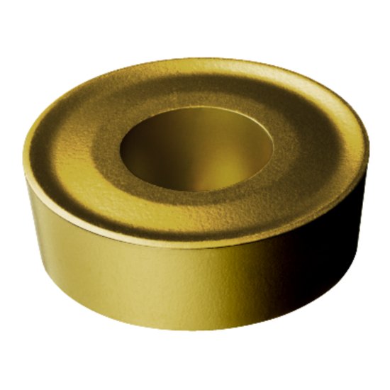 Picture of RCMX 10 03 00E S05F Sandvik RCMX 10 03 00E S05F Round Positive Carbide 0.1970 5.00mm Radius Medium, Semi Finishing