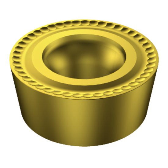 Picture of RCMT 06 02 M0 S05F Sandvik RCMT 06 02 M0 S05F Round Positive Carbide 0.1180 3.00mm Radius Roughing, Semi Finishing