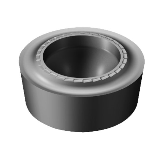 Picture of RCMT 3(2.5)-SM H13A Sandvik RCMT 32.5-SM H13A Round Positive Carbide 0.1870 4.75mm Radius Medium, Semi Finishing