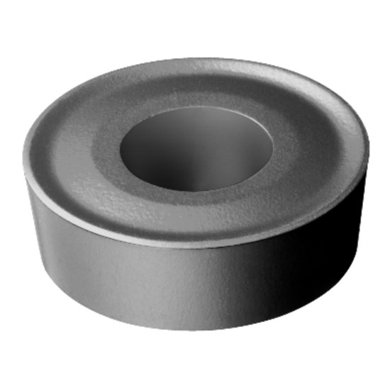 Picture of RCMX 25 07 00 H13A Sandvik RCMX 25 07 00 H13A Round Positive Carbide 0.4920 12.50mm Radius Medium, Semi Finishing