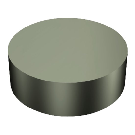 Picture of RNG 45A 670 Sandvik RNG 120700A 670 Round Negative Ceramic 0.2500 6.35mm Radius Medium, Semi Finishing
