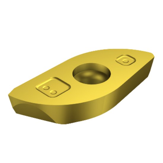 Picture of Sandvik R216-10 02 E-M 1025 CoroMill 216 Ball Nose endMill Insert; Profile Milling