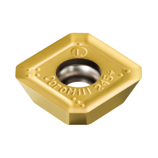 Picture of Sandvik R245-12 T3 E-ML 2030 CoroMill 245 Insert; 45 degree Face Milling