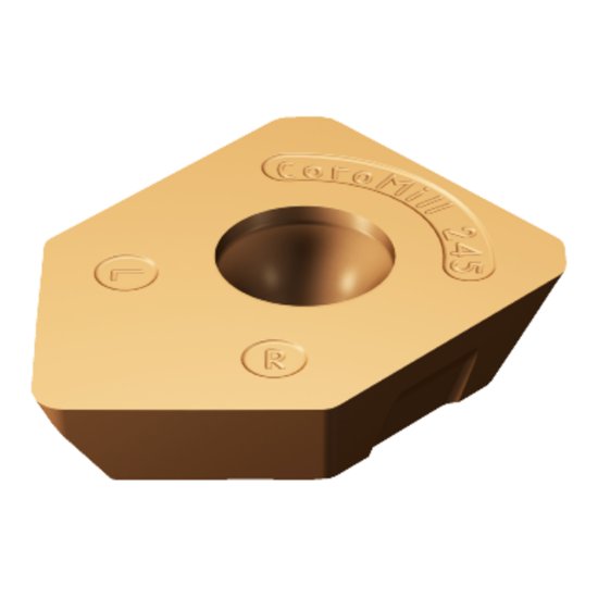 Picture of Sandvik R245-18 T6 E-W 1020 CoroMill 245 Insert; 45 degree Face Milling