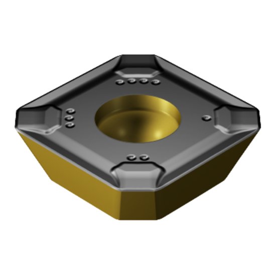 Picture of Sandvik R245-18 T6 M-Powder Metal 4220 CoroMill 245 Insert; 45 degree Face Milling