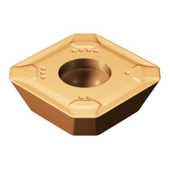 Picture of Sandvik R245-12 T3 M-KH 1020 CoroMill 245 Insert; 45 degree Face Milling