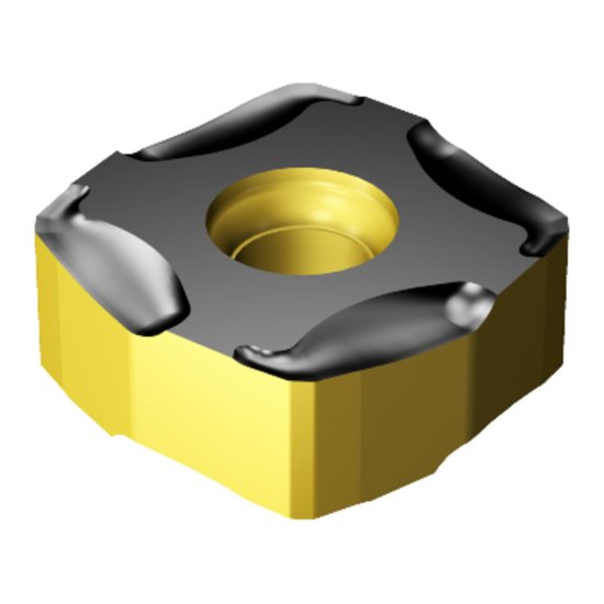 Picture of Sandvik R365-1505ZNE-Powder Metal 4220 CoroMill 365 Insert; 25 degree lead