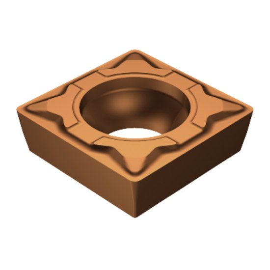 Picture of SCMT 3(2.5)1-MF 1125 Sandvik SCMT 09T304-MF 1125 Square Positive Carbide 0.0160 0.41mm Radius Finishing, Semi Finishing