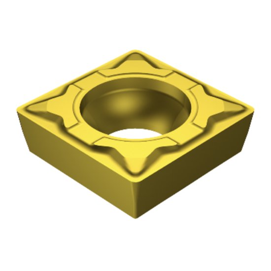 Picture of SCMT 3(2.5)1-MF 2025 Sandvik SCMT 09T304-MF 2025 Square Positive Carbide 0.0160 0.41mm Radius Finishing, Semi Finishing